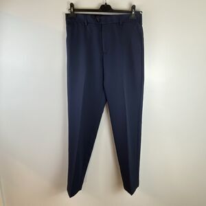 NWT IZOD Sport Flex Performance Stretch Pants Mens 32X32 Classic Fit Navy Blue